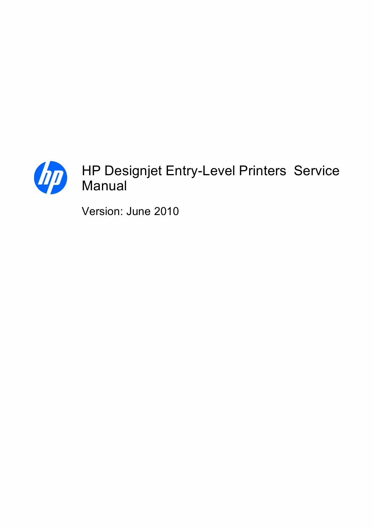 HP DesignJet 111 Service Manual-1